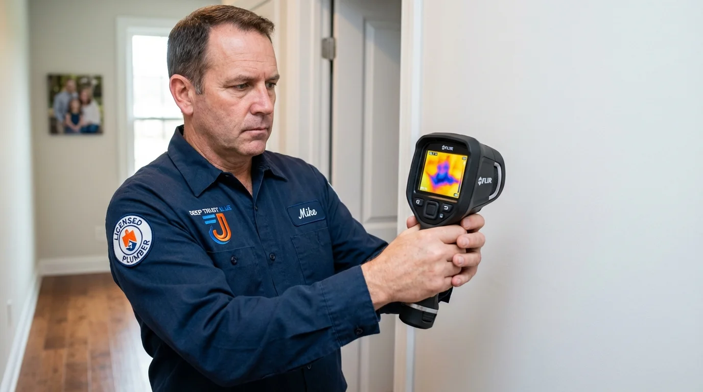 Thermal imaging leak detection by Johns Plumbing LLC in Nashville